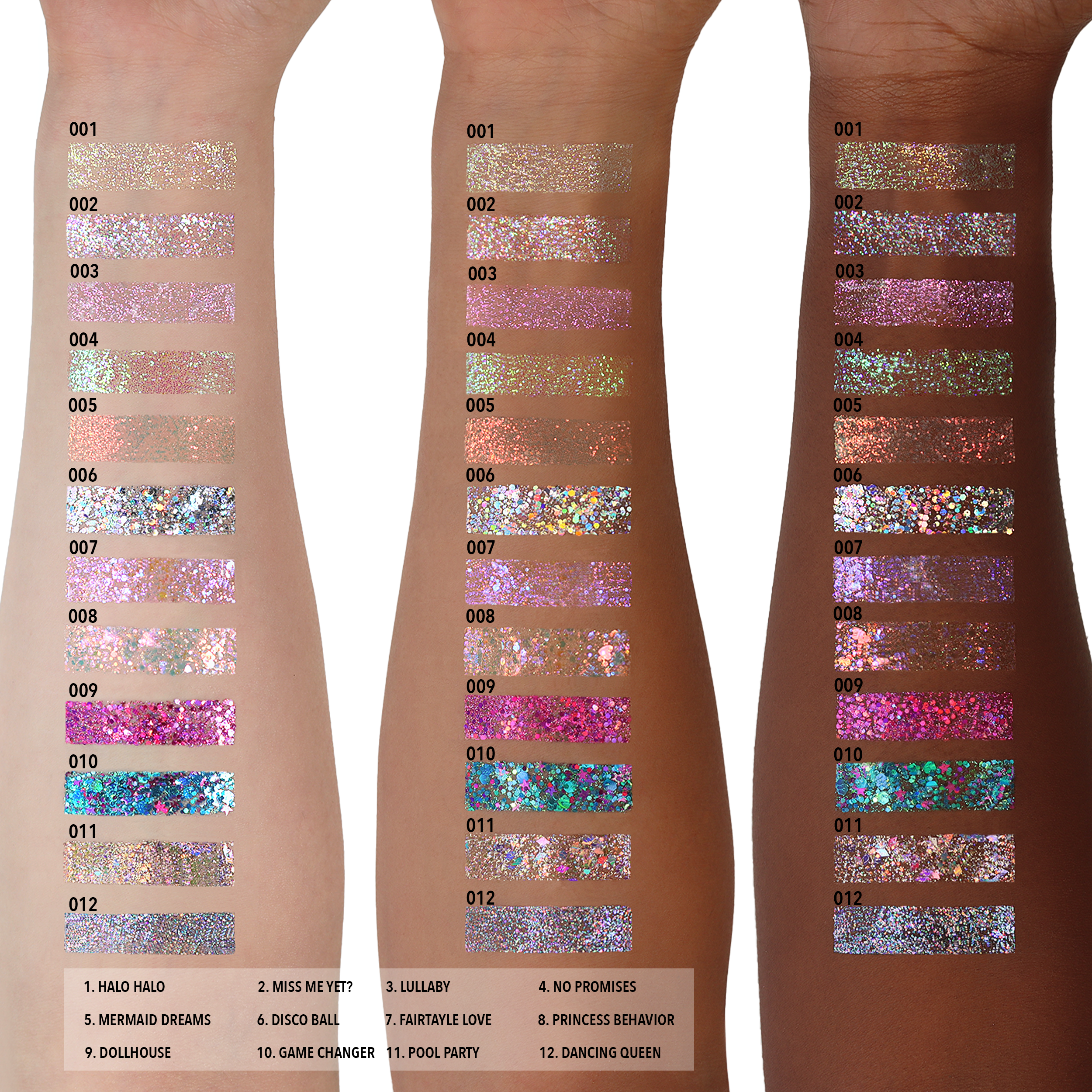 Moira Cosmetics - Wholesale Body Glitter/Shimmer - Hologram Glitter Gel (007, Fairytale Love)5