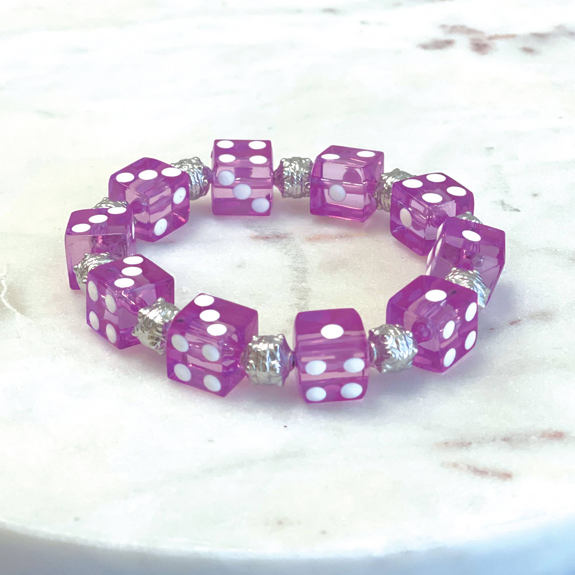Fiona Accessories - Wholesale Beaded Bracelet - Dice Bunco Beaded Bracelet, Casino Game Night Gift Shop Idea5