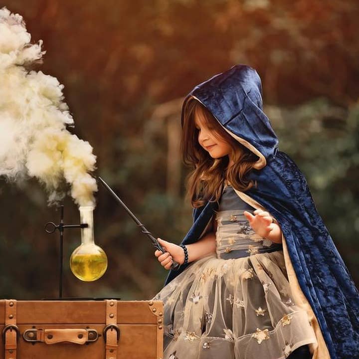 Reversible Hooded Cloak - 30" Long | Double-Sided Cape for wholesale by everfan