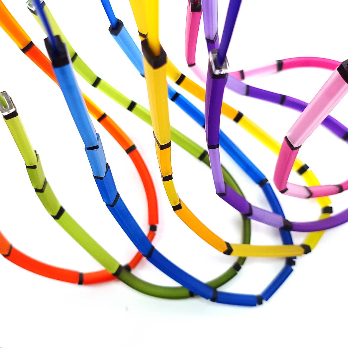 ALEX+SVET - Wholesale Beaded/Pearl Necklace - LORETA long rubber necklace ESSENTIALS line14