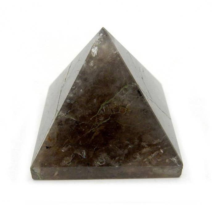 Rock Paradise - Wholesale Spiritual Stone/Crystal - Crystal Smokey Quartz Pyramid (2BROWNSHELF-13)