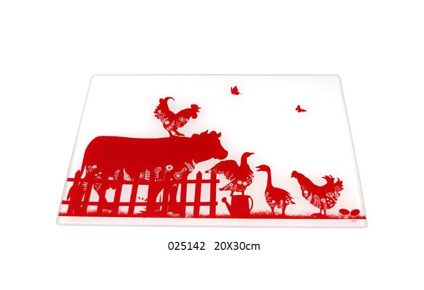 Faye - Wholesale Cutting Board - 'Country' Cutting Board 20 x 30 cm0