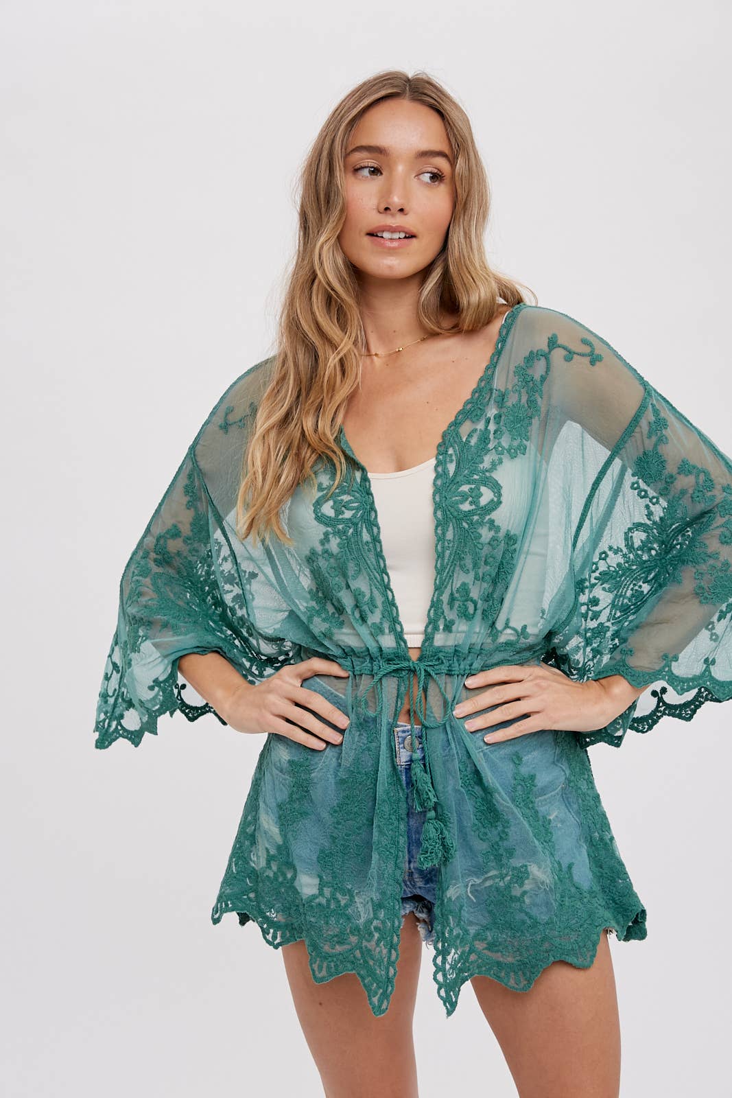 Bluivy - Wholesale Kimono - Women's - BOHO LACE KIMONO1