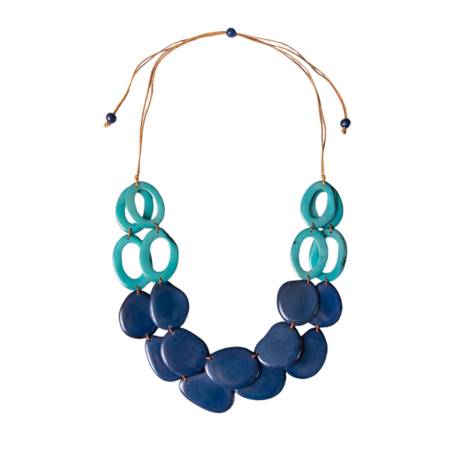 Organic Tagua Jewelry - Wholesale Bib Necklace - Africa Necklace21