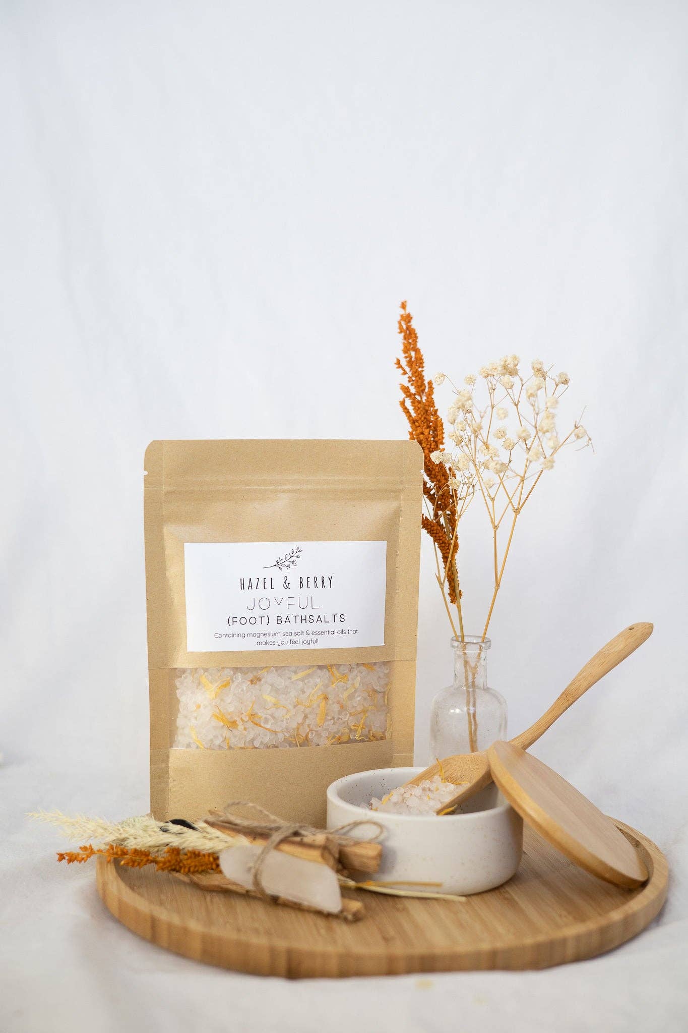 Hazel & Berry – Engroshandel Badesalt – Joyful magnesium fodbadssalt - Økologisk og vegansk5