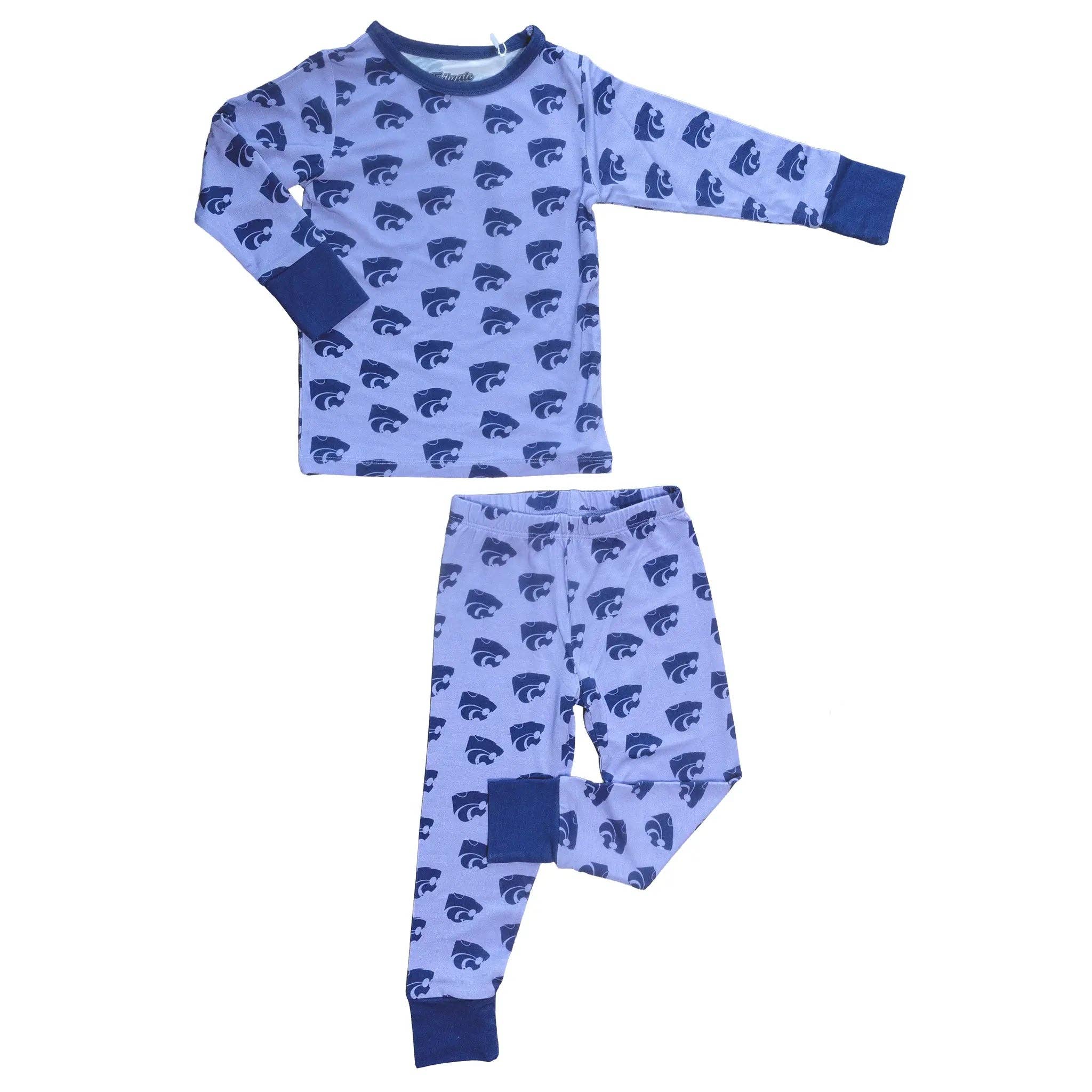 Tailgate Tikes - Wholesale Sleepwear Set - Kids - Kansas State Wildcats Two-Piece Pajama Set1