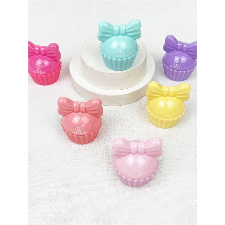 MIX COLOR Cupcake Lip Balm with Scents for wholesale on Faire3
