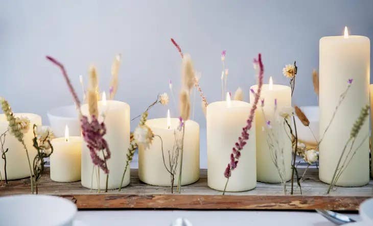 BOLSIUS - Venta al por mayor Cirios pequeños - Velas en forma de pilar para decoración de bodas, 2 x 6 pulgadas de alto, color marfil5