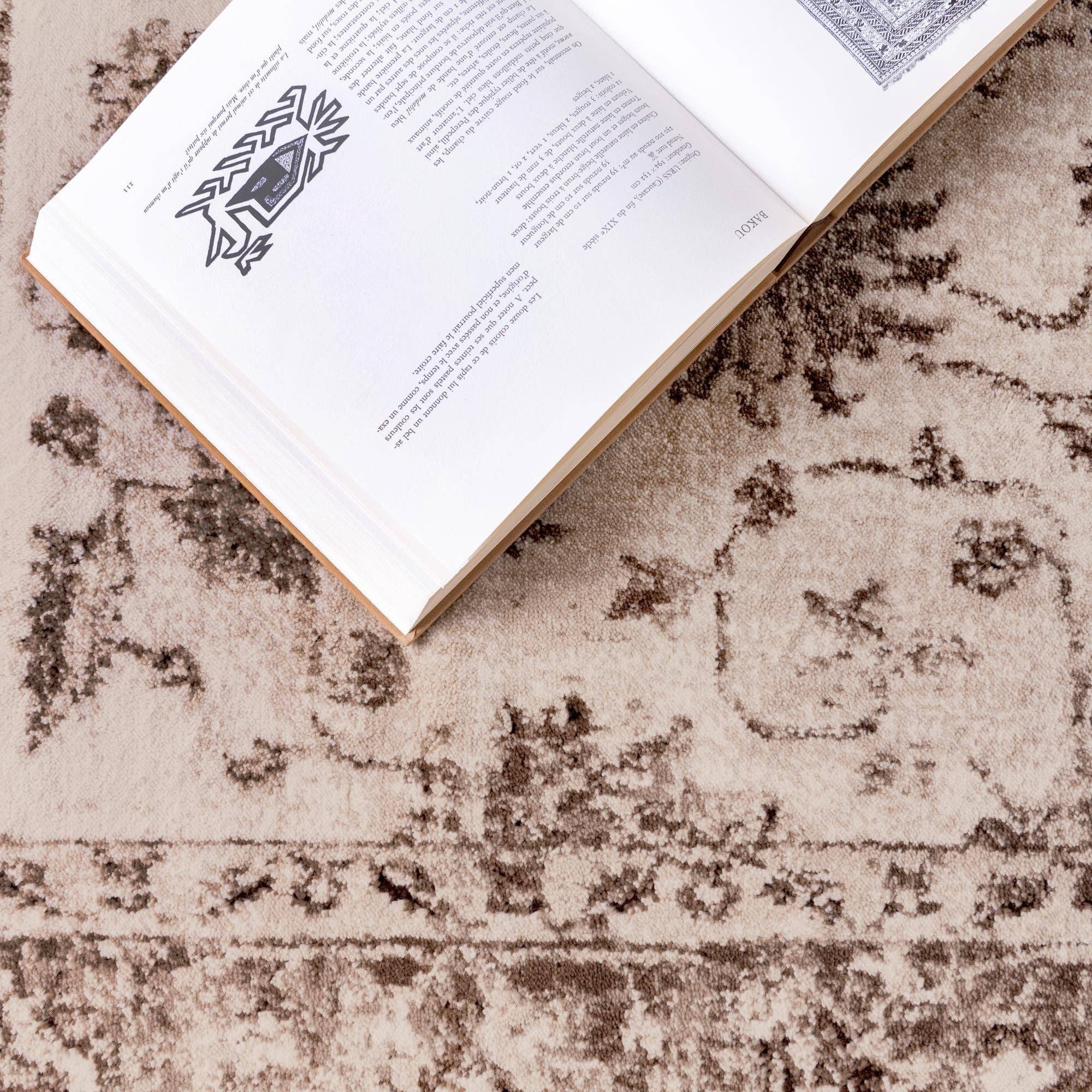 Chocolate Brown Traditional Lincoln Rushmore Rug for wholesale on Faire4