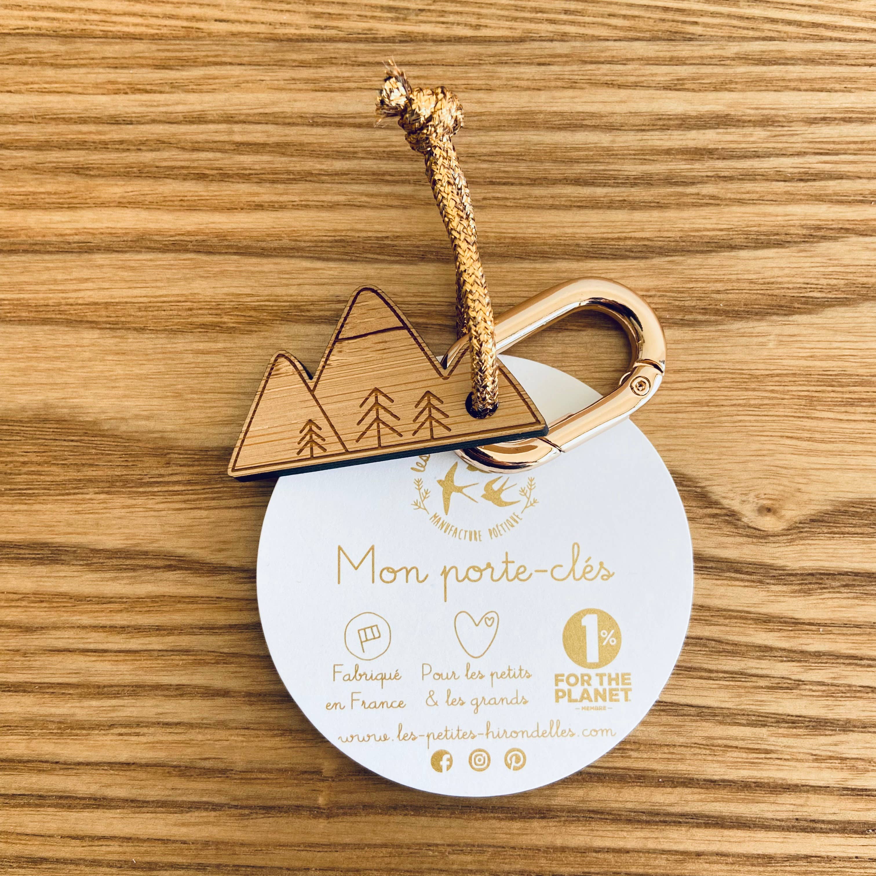 Les Petites Hirondelles - Wholesale Keychain - Unisex - Wooden keychain - Mountain2