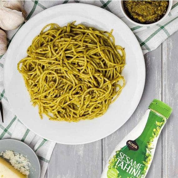 Galil Brands - Wholesale Nut Butter - Sesame Butter Squeeze Bottle | 12 oz | Achva Tahini6