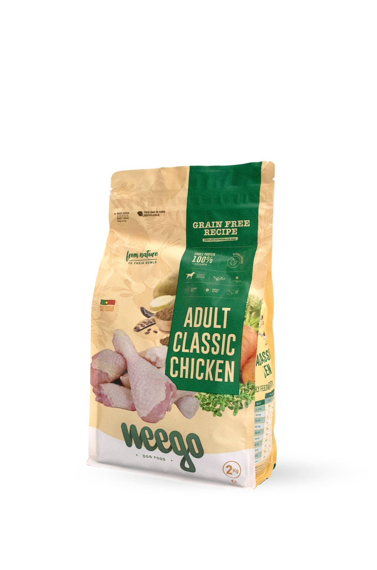 Weego - Wholesale Pet Food - Dog - Weego Grain Dog Food Adult Classic Chicken1