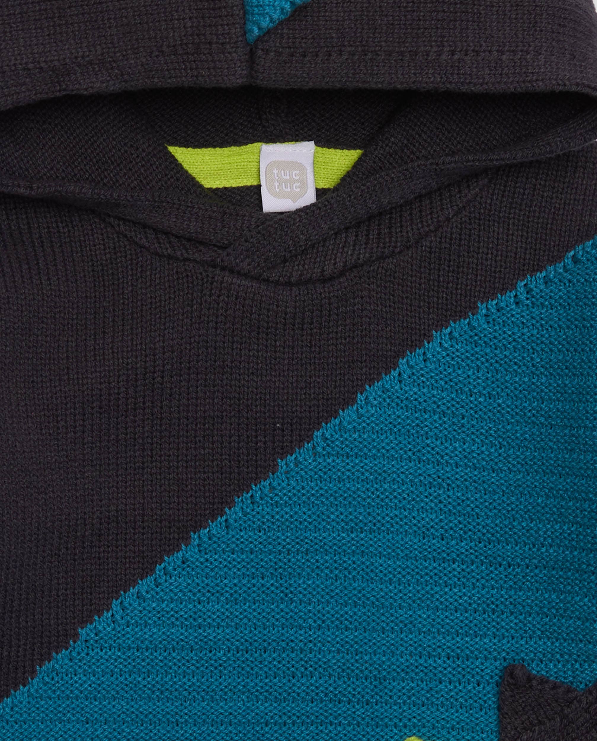 tuc tuc - Wholesale Knit Sweater - Kids - Child's knit hoodie with dinosaur details3