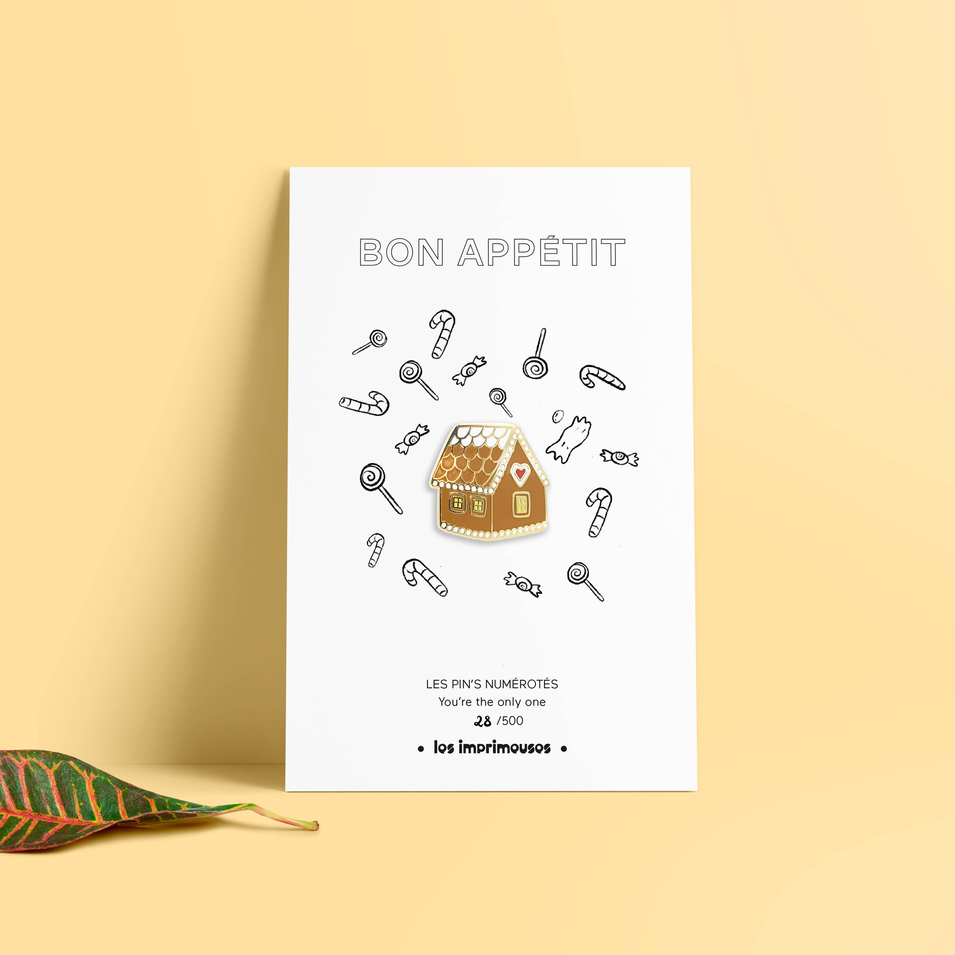 LES IMPRIMEUSES - Wholesale Brooch - Pin's - Little House - Gingerbread House