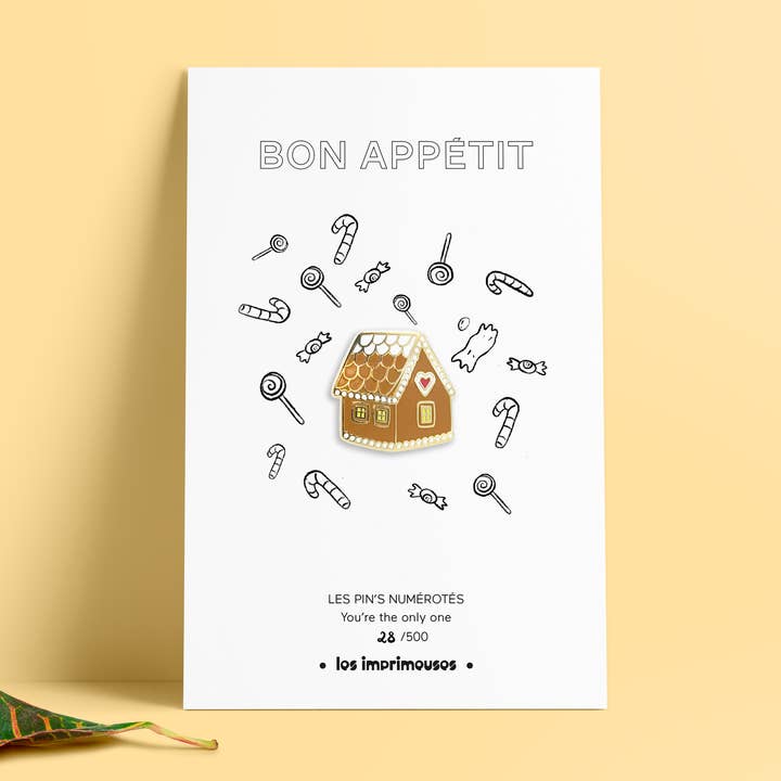 Pin - Casinha - Casa de gengibre por atacado de LES IMPRIMEUSES