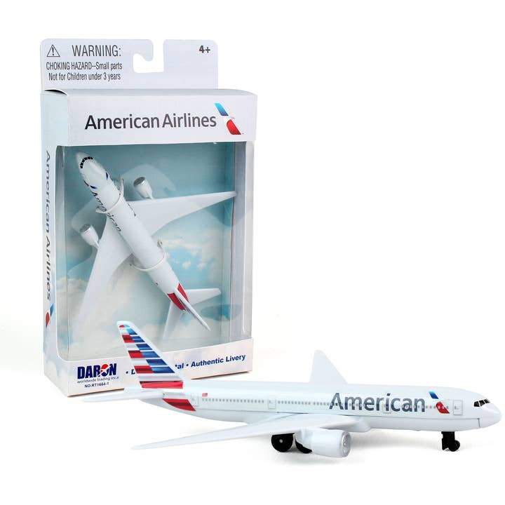 Daron Worldwide Trading - Wholesale Toy plane – Child - RT1664-1 American Airlines single plane by Daron Toys6