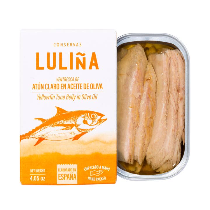 Conservas Luliña - Venta al por mayor Conservas de pescado - VENTRESCA DE ATÚN CLARO EN ACEITE DE OLIVA