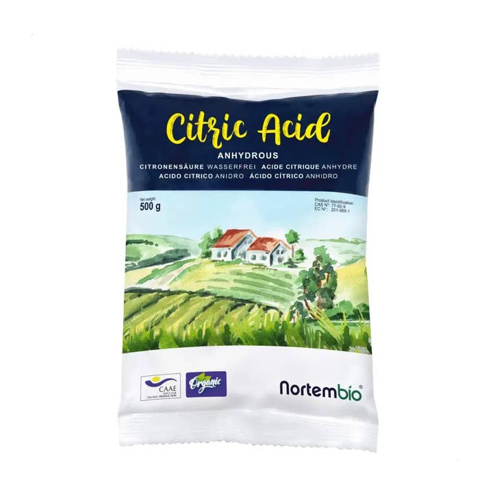 Organic Citric Acid 500 G. Anhydrous Citric Acid for wholesale by NORTEM BIOTECHNOLOGY GROUP