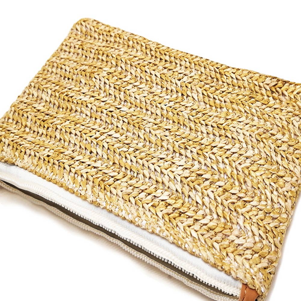 Wholesalesir - Vente Pochette – femme - Sac à main tissé décontracté Grass Woven0