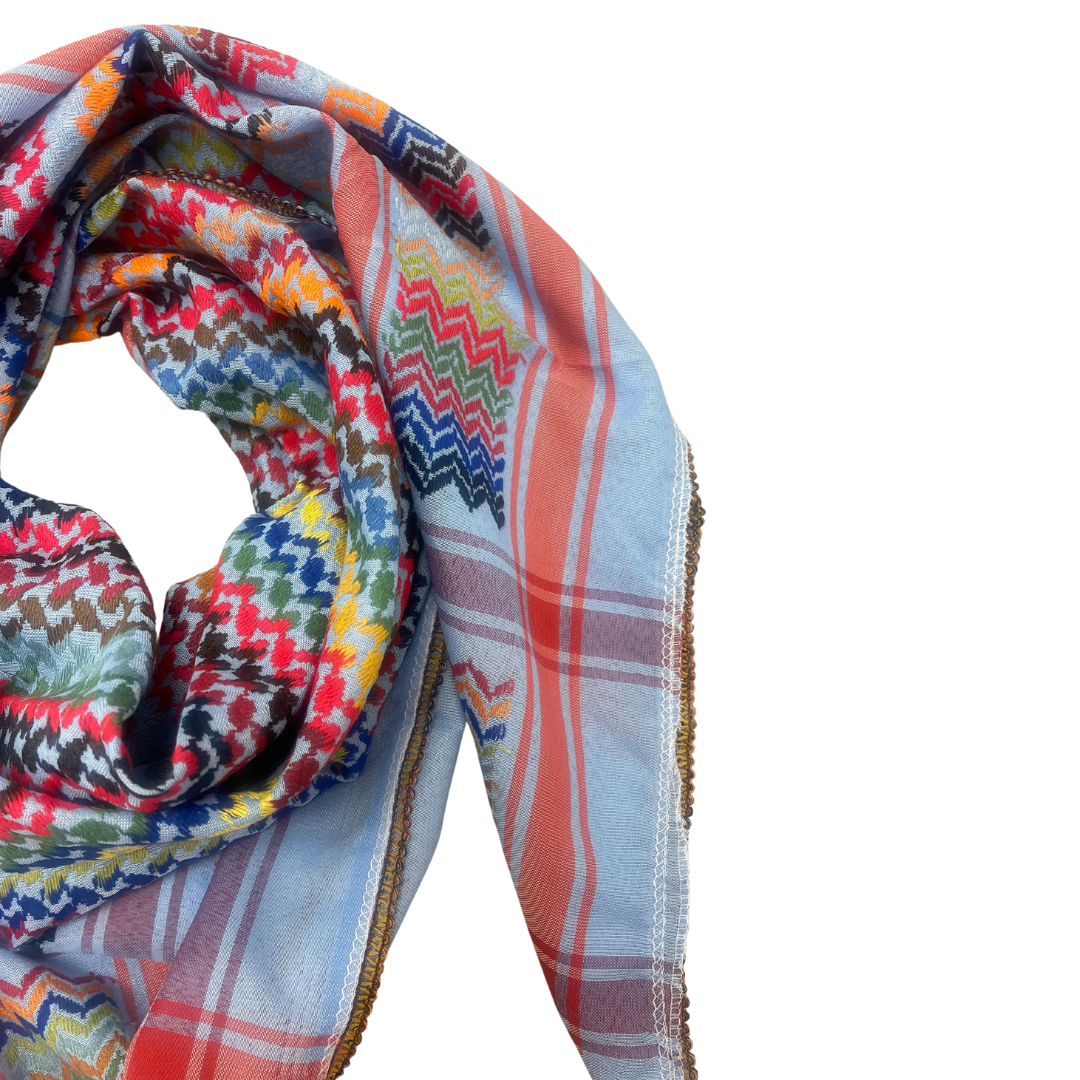 Sitti Social Enterprise - Vendita all'ingrosso Sciarpa - Unisex - Sciarpa Kuffiyeh ai Mirtilli2