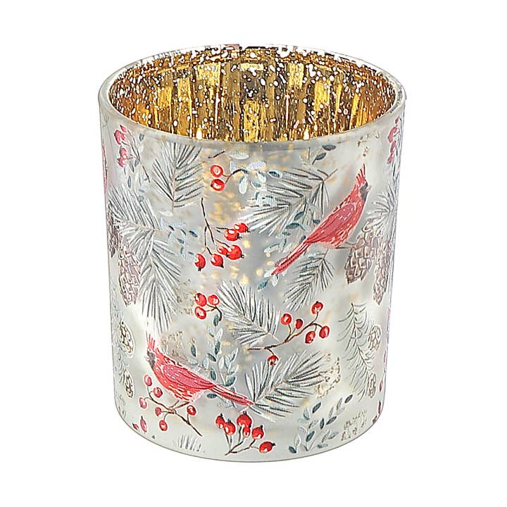 Glass Candle Holder Cardinal Large for wholesale by IH Casa Decor