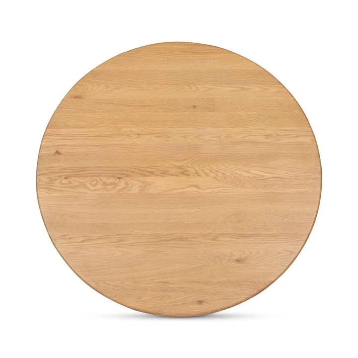 LOOMLAN - Wholesale Coffee Table - Penny Solid Oak Top Round Coffee Table48