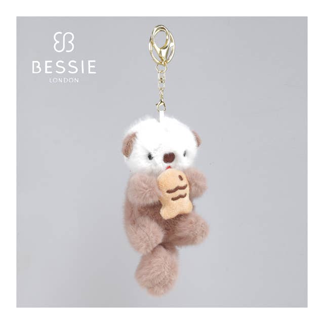 Bessie London - Wholesale Keychain - Women's - CUTE SEA OTTER PLUSH BAG CHARM0