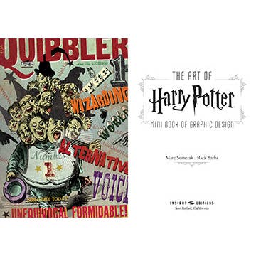 Insight Editions - #1 Pop Culture Publisher - Wholesale Display Book - The Art of Harry Potter: Mini Book of Graphic Design2