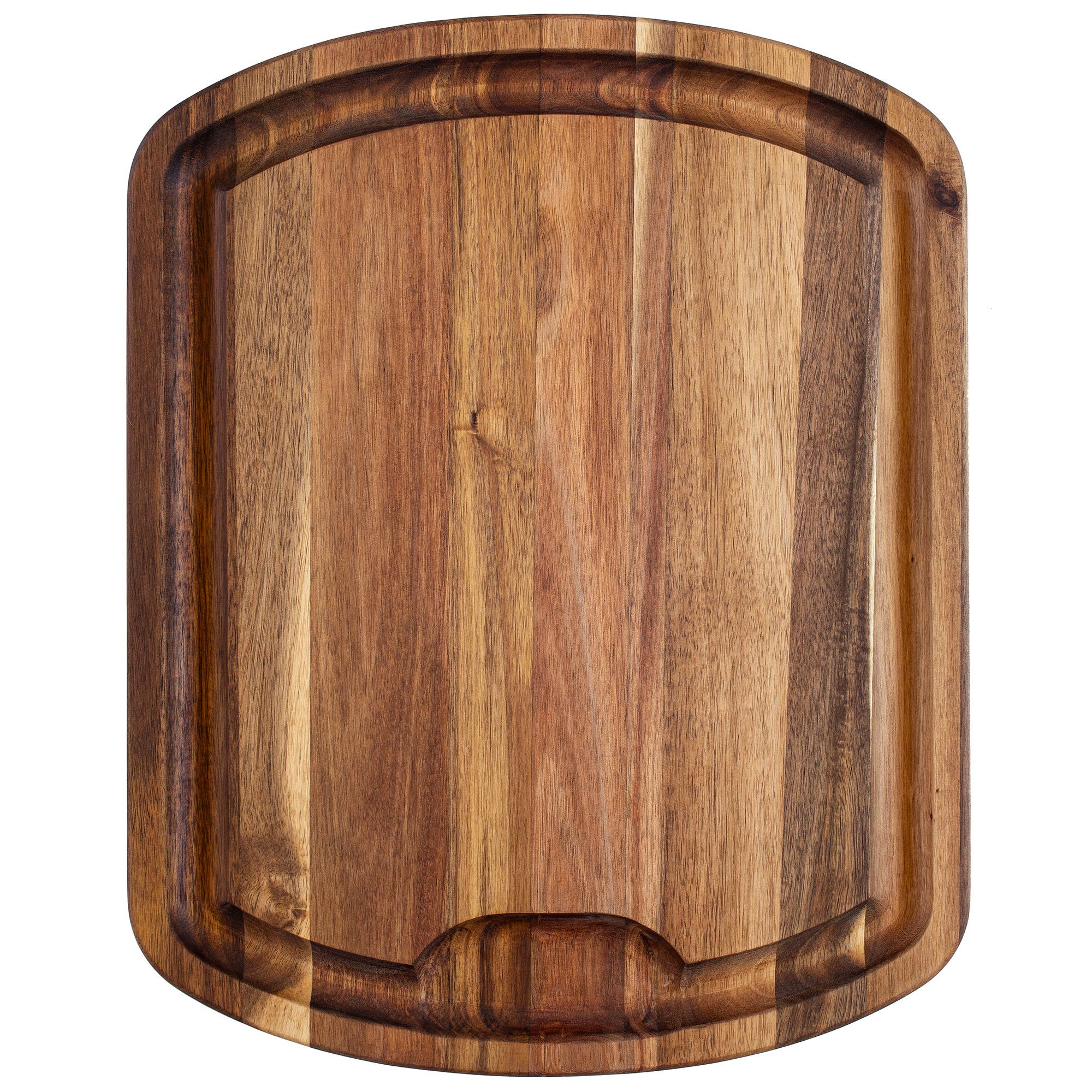 Totally Bamboo - Wholesale Cutting Board - Rock & Branch® Acacia Wood Carving Board with Juice Groove3