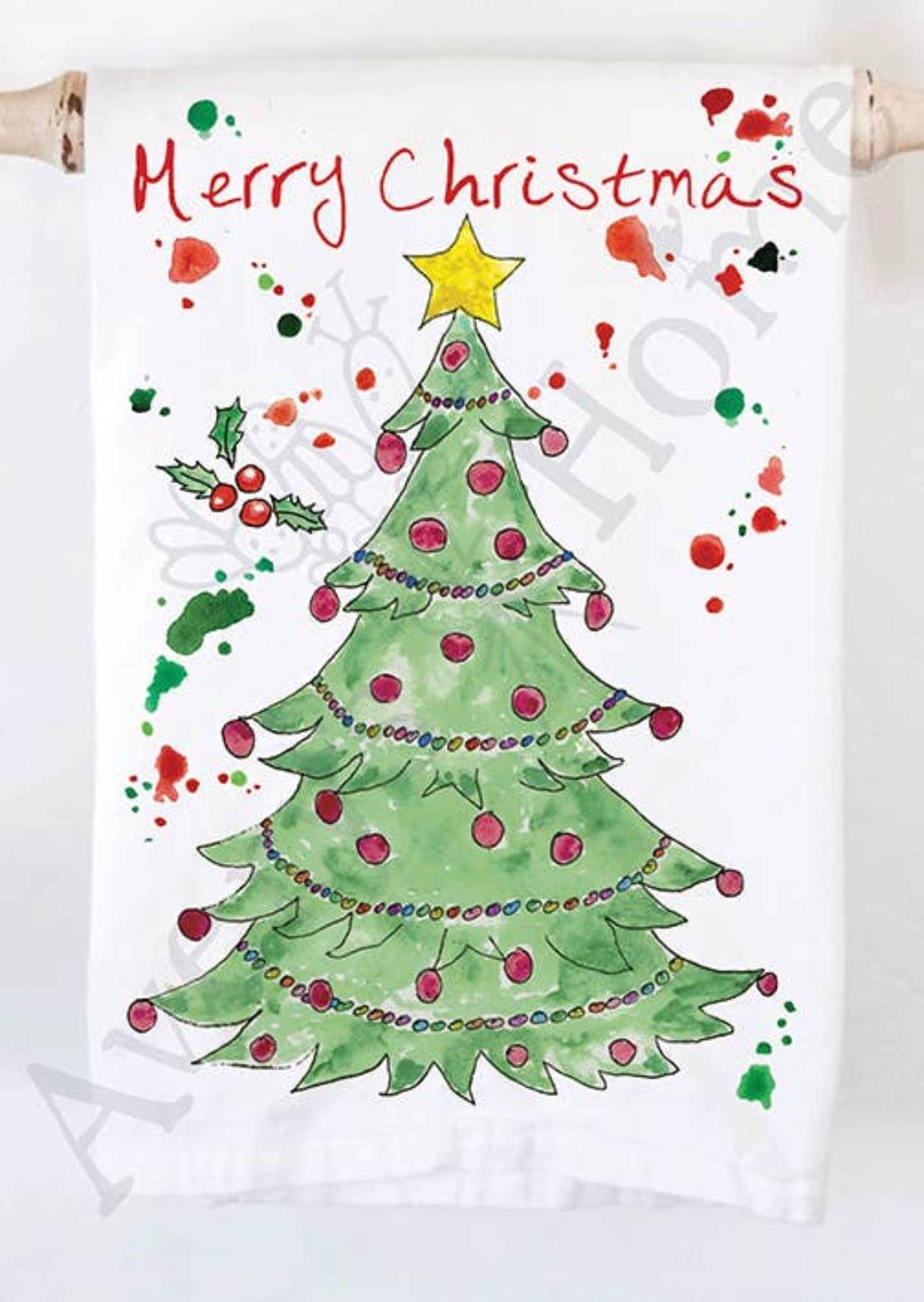 Avery's Home - Wholesale Tea Towel - Christmas Tree Holiday Tea Towel1