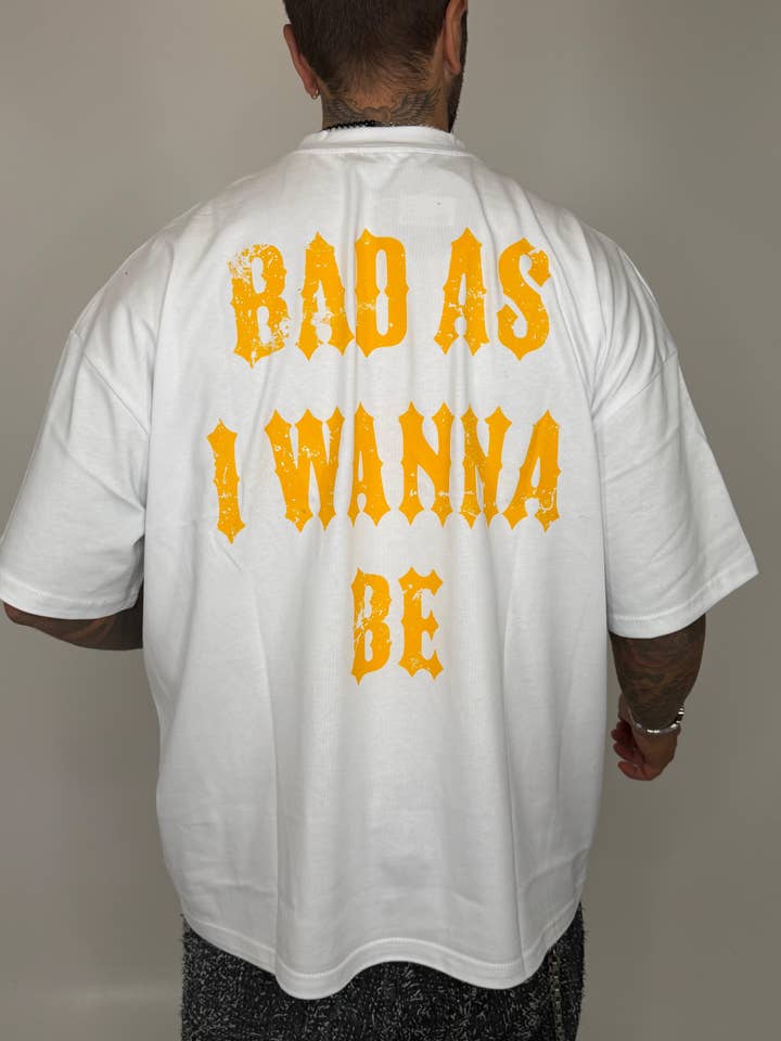 White Quiet Force T-Shirt for wholesale on Faire2