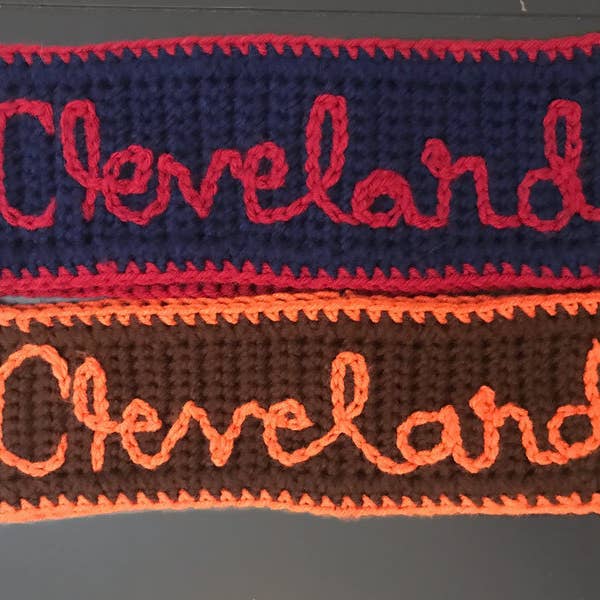 Calentador de orejas Cleveland Ohio, diadema unisex de ganchillo para venta al por mayor de TSC Jewelry