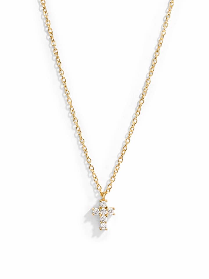 Tiny Cross Necklace for wholesale by Sami Jewels