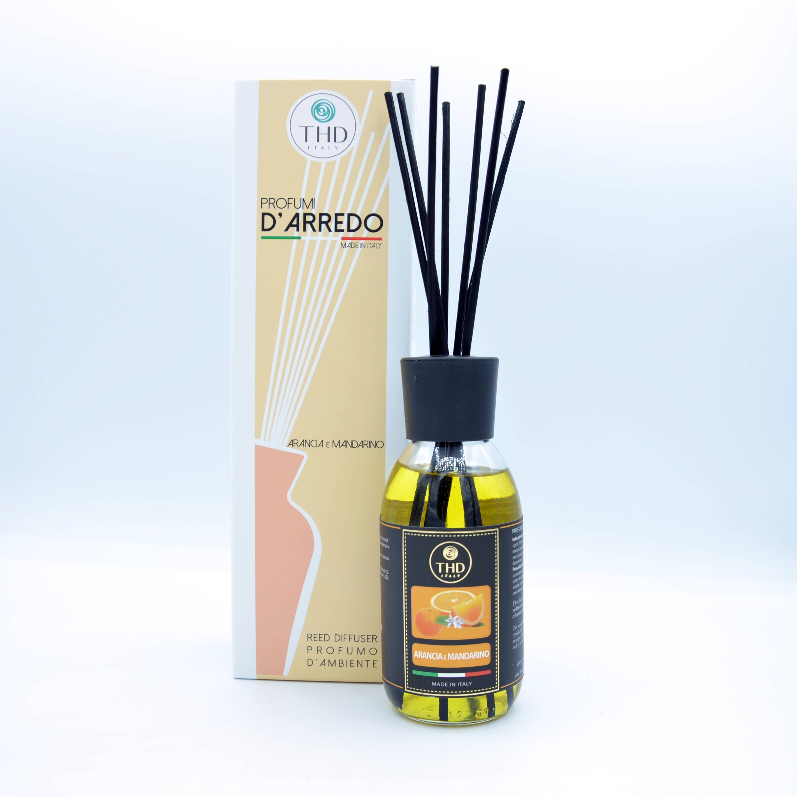 Thd Tophouse – Großhandel Reed-Diffusor – Diffusor 200ml THD Orange und Mandarine 12/480
