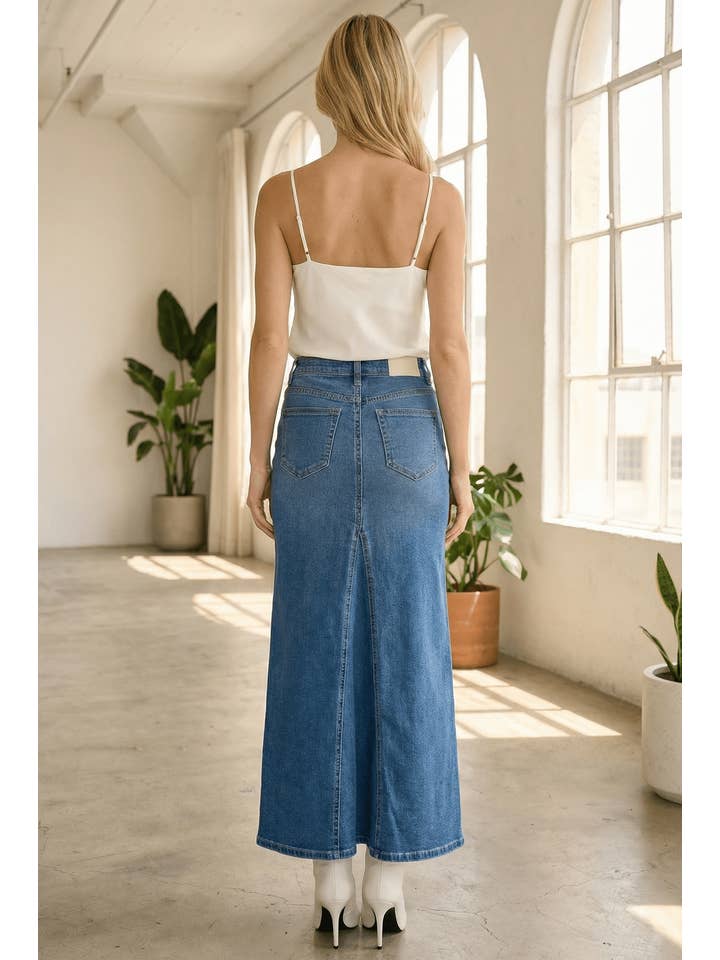 ARTEMIS VINTAGE - Wholesale Jeans - Dames - Denim maxi zeemeerminrok5