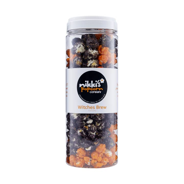 Pot cadeau de 7 tasses - Popcorn Halloween Witches Brew Mix pour la vente par Nikki's Popcorn Company