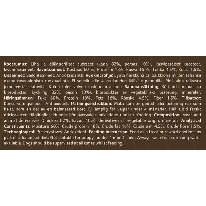 Train'N'Treat - Wholesale Pet Treats - Dog - Hotdogs for Dogs, meat 92%1