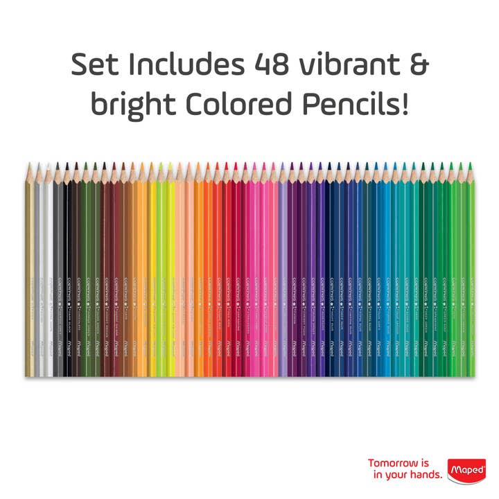 Janod - Wholesale Colored Pencil - Color'Peps Triangular Colored Pencils x48