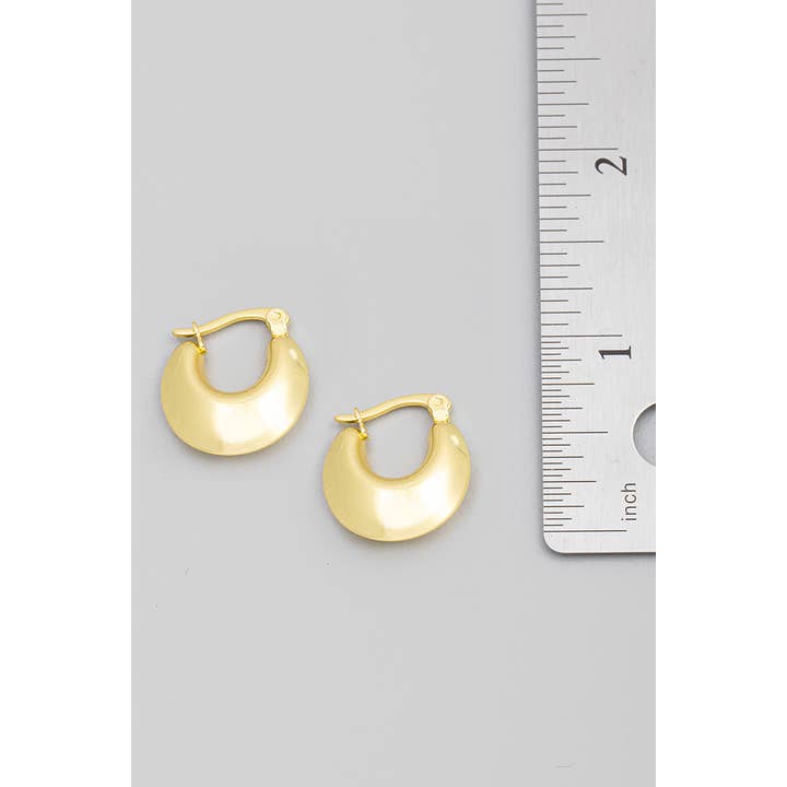 G Mini Hoop Latch Earrings for wholesale on Faire