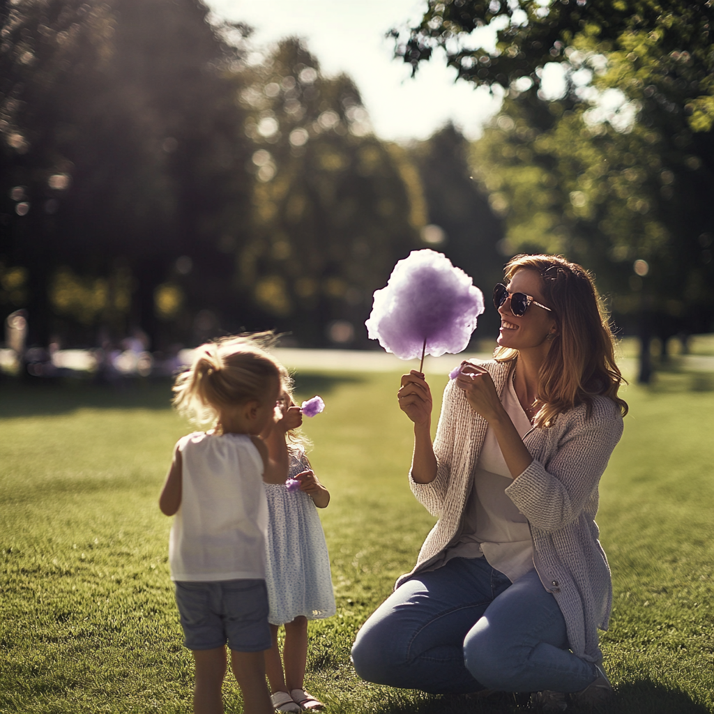 Bombshell Sweets - Wholesale Cotton Candy - Huck'a Huck'a Juicy Peach Cotton Candy Floss Sugar1