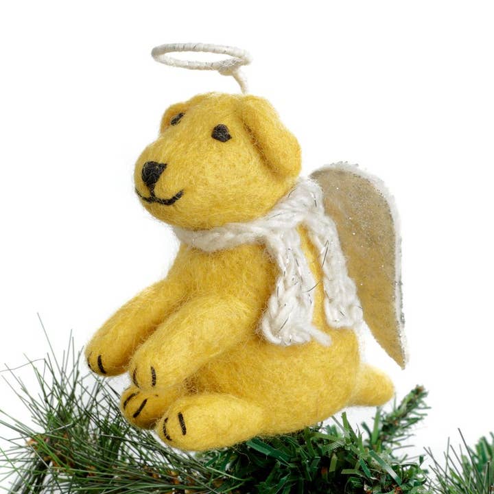 Noël - Cime de sapin - Labrador doré - Petit, 24 pour la vente par Amica Accessories Ltd