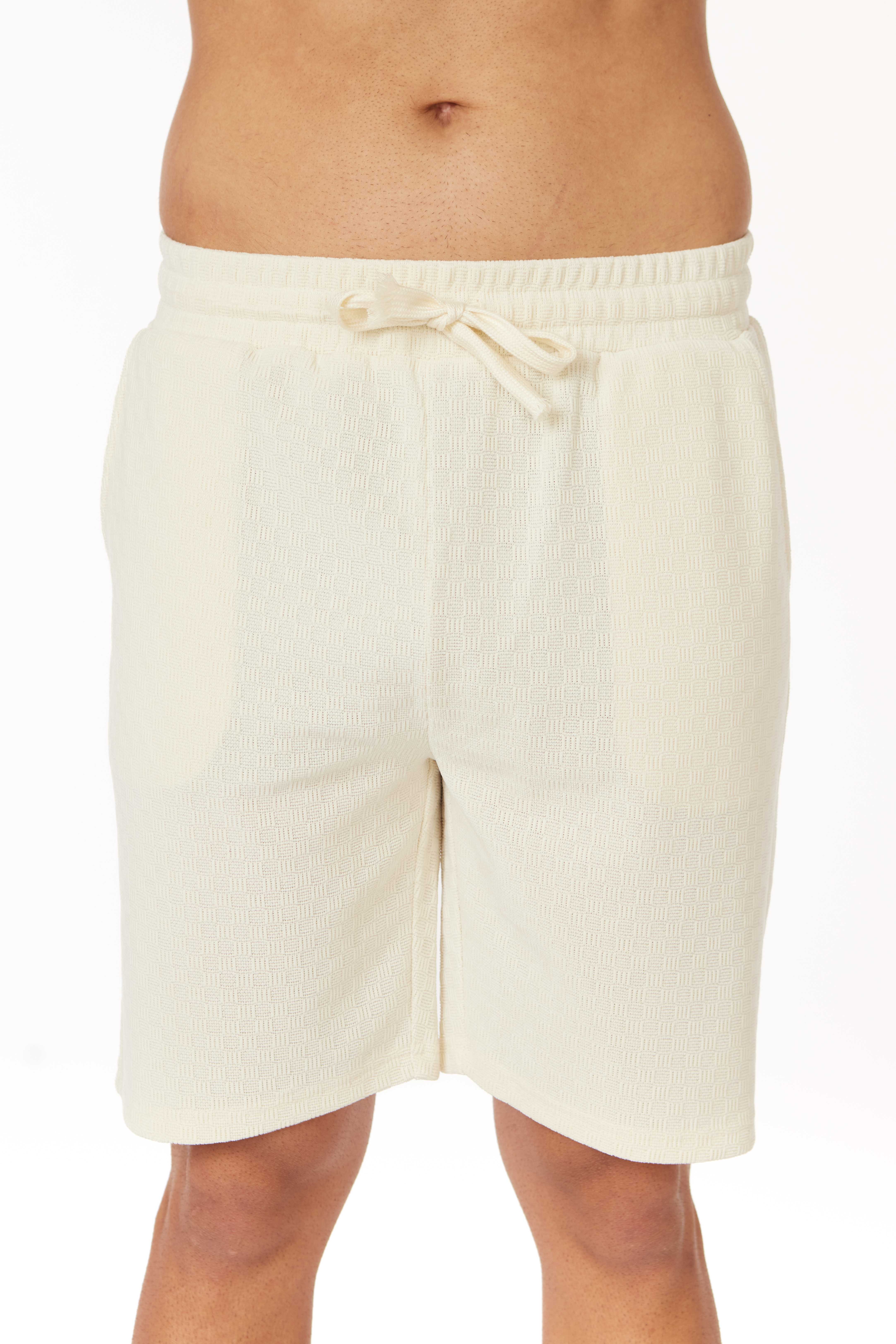 HB Apricot  Men's Short Sleeve Textured T-Shirt & Short Set (Apricot) for wholesale on Faire4