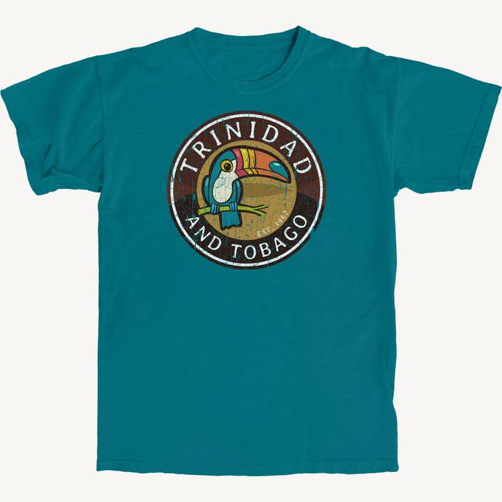 Camiseta Premium Tucano de Trinidad por atacado de Salt Water Colours