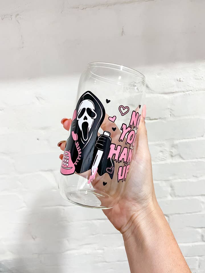 Halloween glass; fall; iced coffee for wholesale by LovealwaysDesignsUS