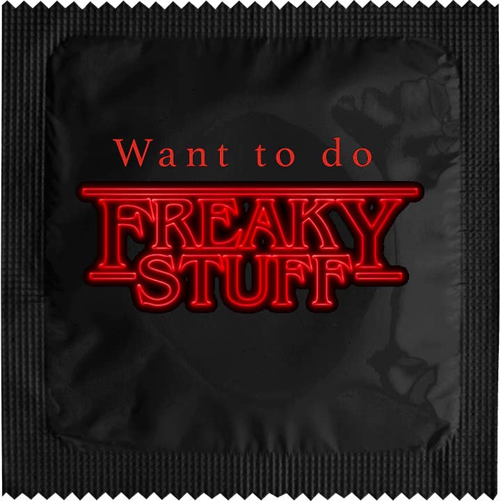 CALLVIN EU - Wholesale Gag Gift/Novelty Gift - Condom : Préservatif: Want to Do Freaky Stuff