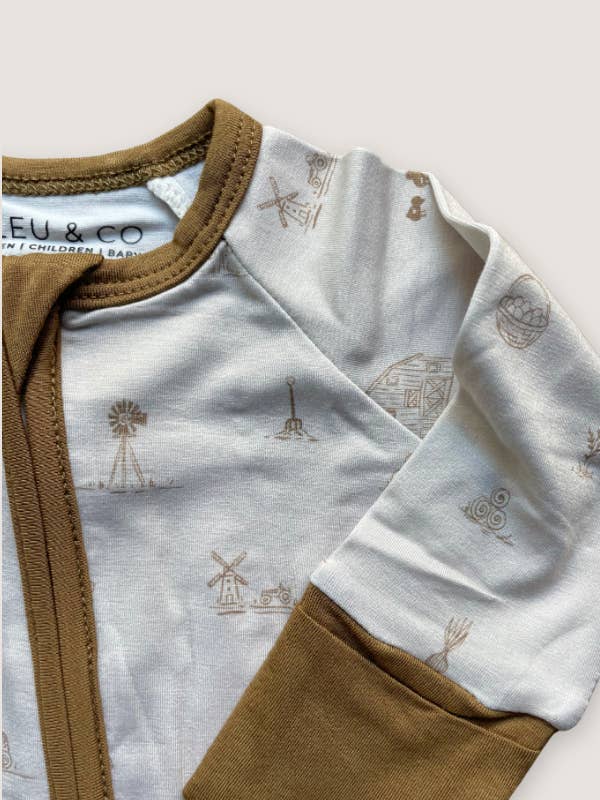 Bleu & Co - Wholesale Lounge Set - Kids - Convertible Two-Way Zipper One Piece | Simple Farm3