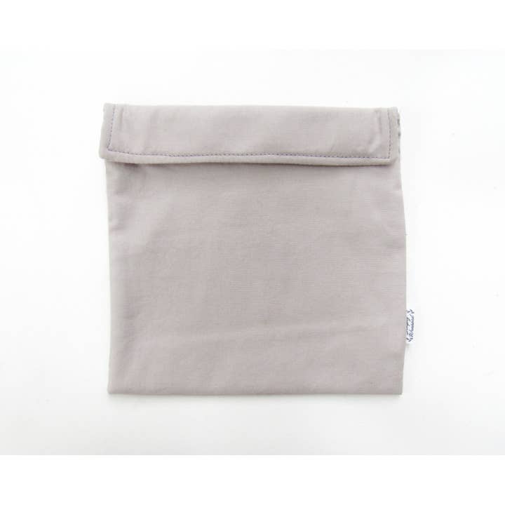 Grey Solid Sandwich Bag for wholesale by Simply Wrapped Co