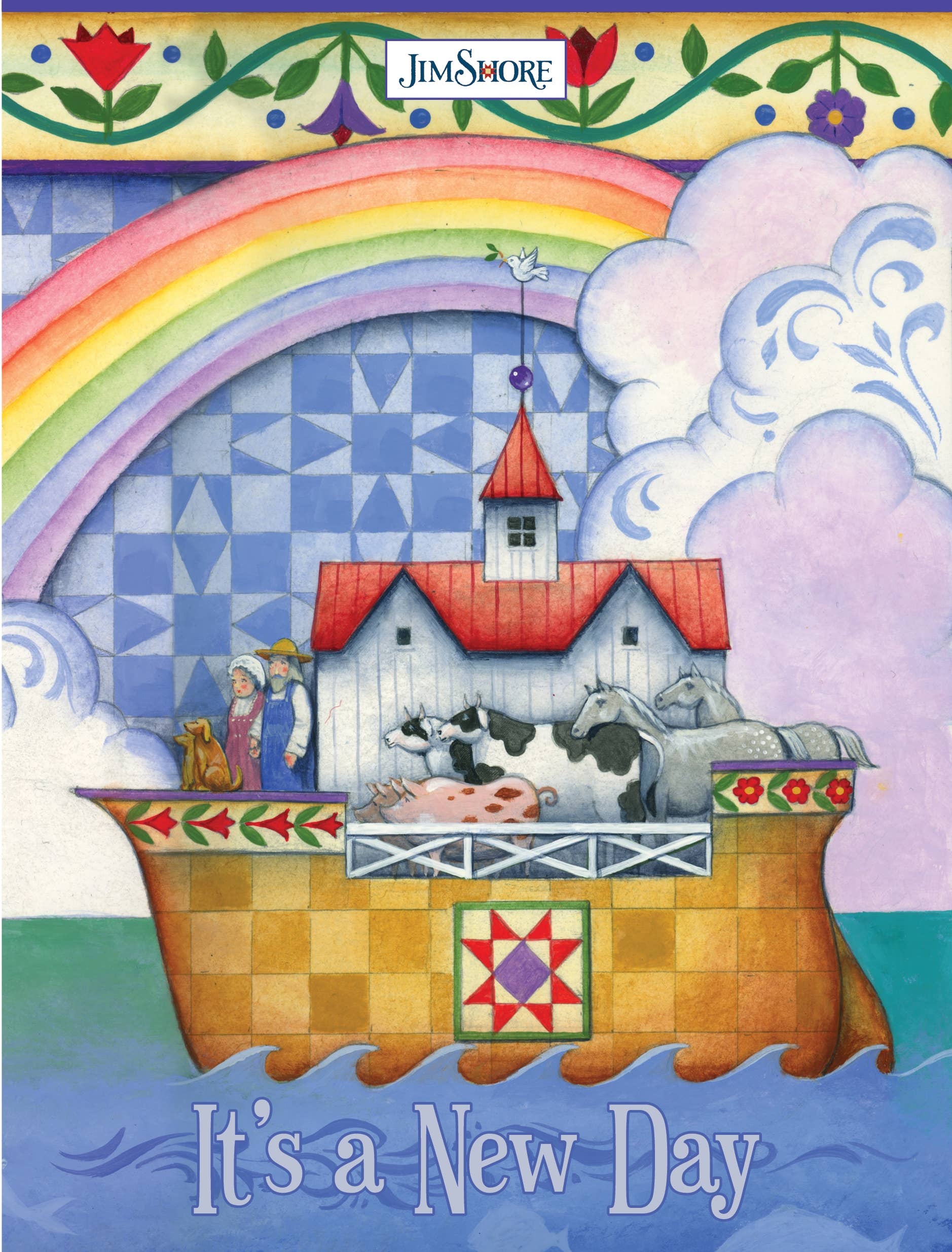 Wellspring - Wholesale Journal/Diary - Jim Shore - It's a New Day Lined Journal0