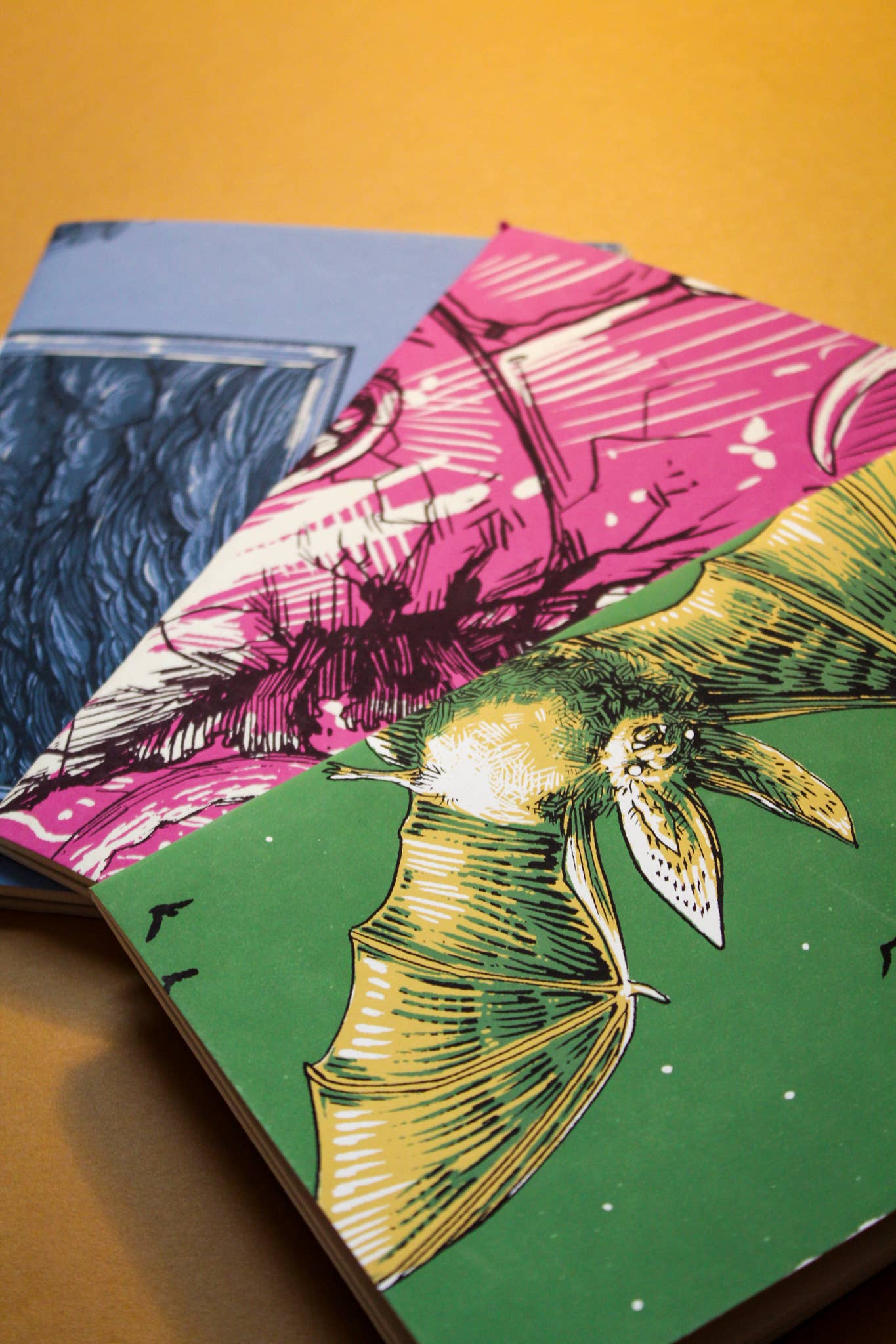 Field Sparrow Studio - Wholesale Journal/Diary - Screen Printed Travel Notebook2