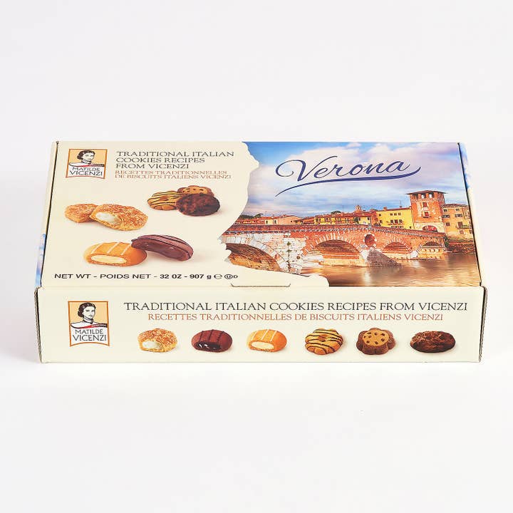 Vicenzi USA Inc. - Wholesale Cookie - Verona Gift Box, Selected Pastries Made In Italy, 32oz